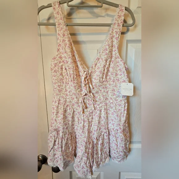 Altar'd State Pink Floral Dress - Picture 1 of 4